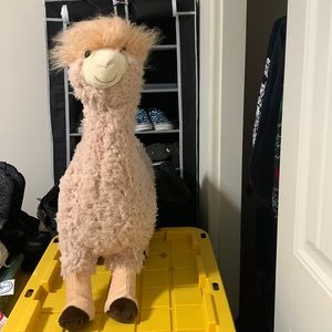 It’s a llama stuff animal